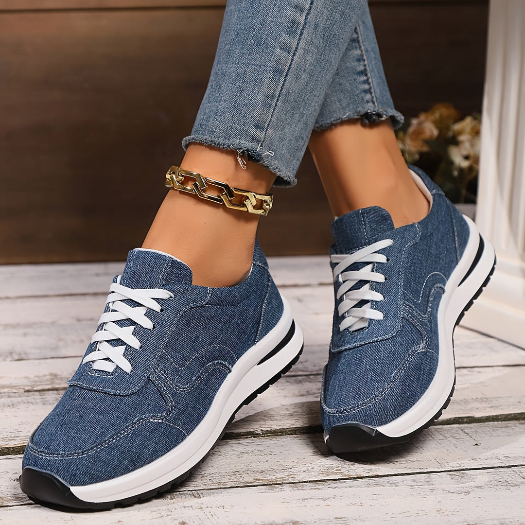 LIZZY | ORTHOPAEDIC DENIM-SNEAKER
