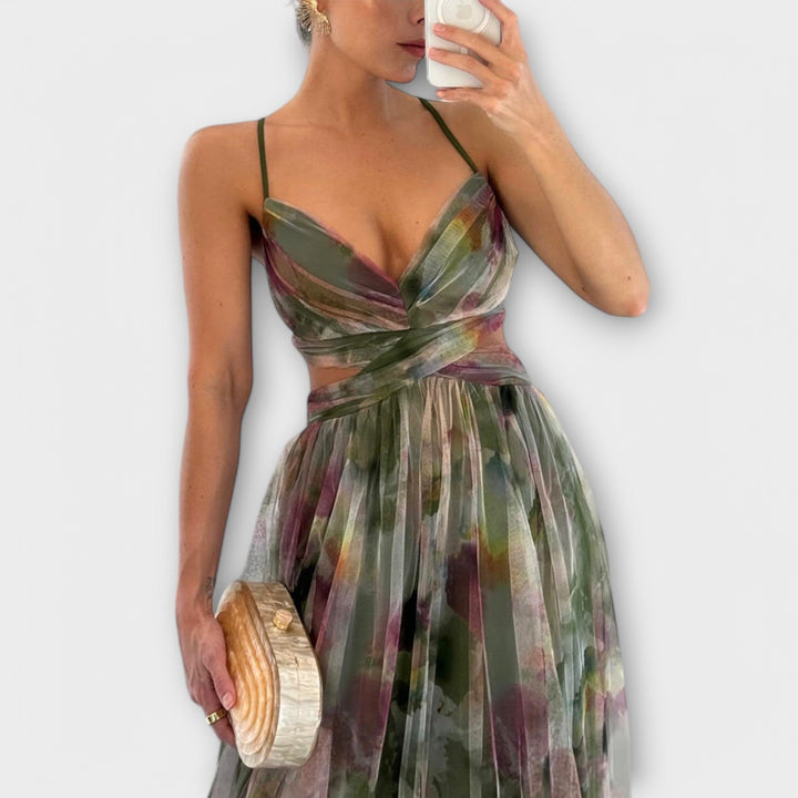 ANA | MULTICOLOR ELEGANT DRESS