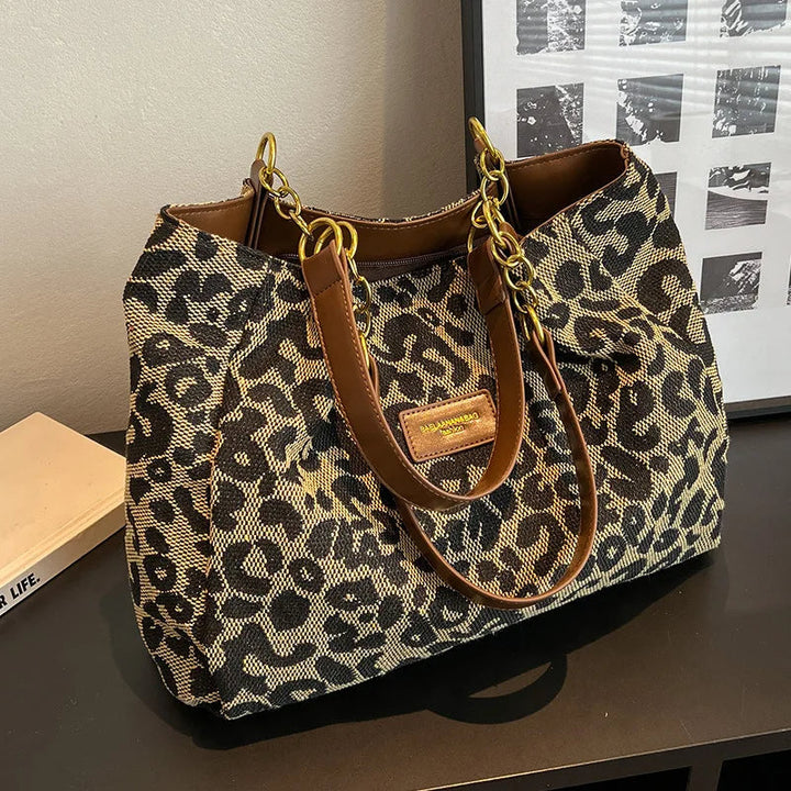 RORY | LEOPARD PRINT HANDBAG