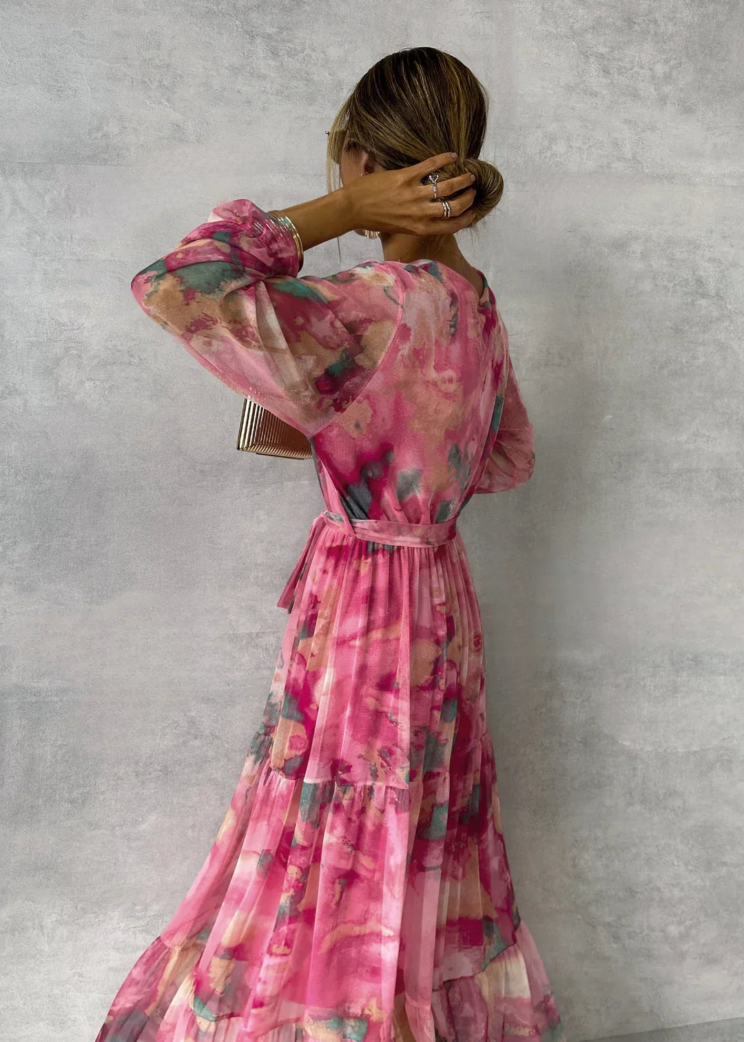 ESTELLE | FLORAL WRAP AROUND DRESS