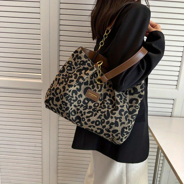 RORY | LEOPARD PRINT HANDBAG