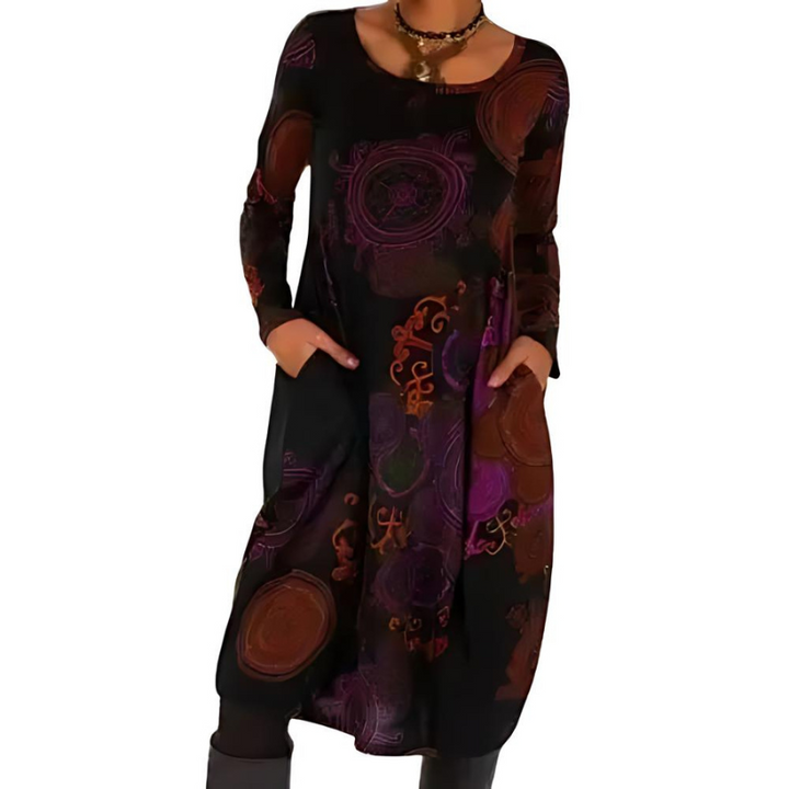 BRIONY | ELEGANT PRINTED DRESS