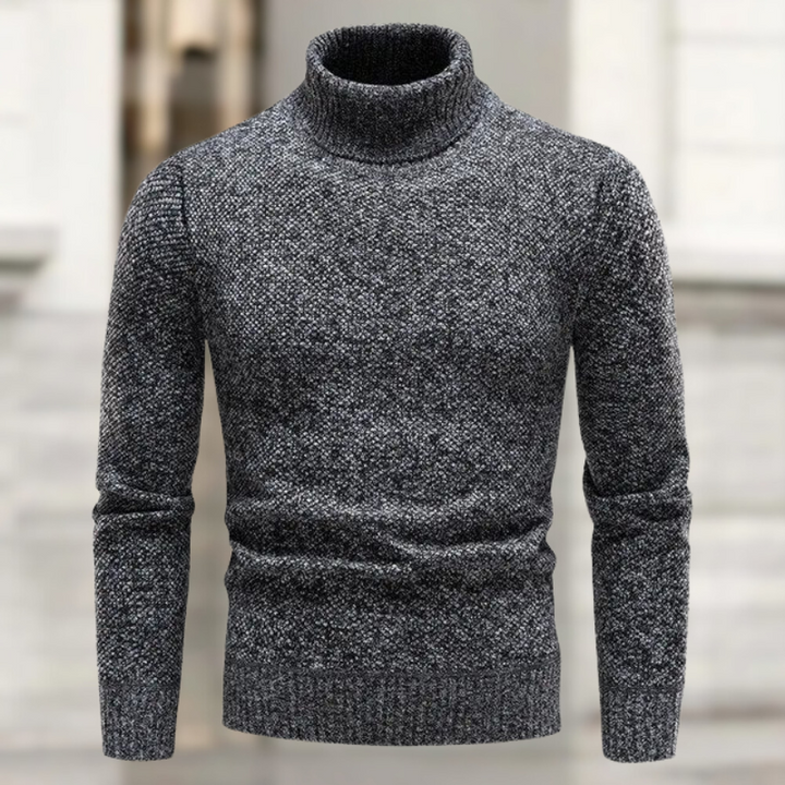 DUNCAN | LUXURIOUS KNITTED TURTLENECK JUMPER