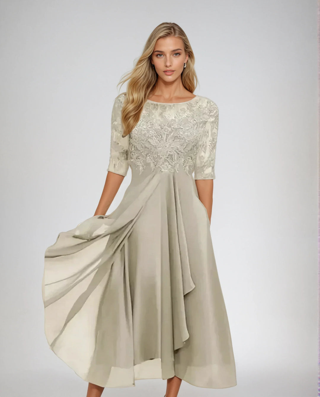 KENNEDY | GRACEFUL DETAILED FLOWING DRESS