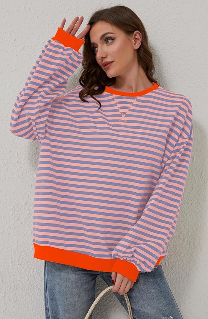 LACEY | OVERSIZED STRIPED SWEATER