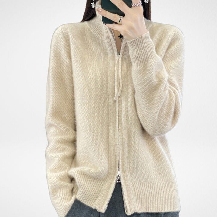 GIANNA | CARDIGAN WITH ZIPPER