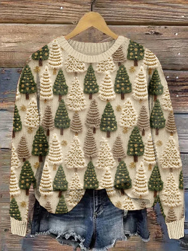 SORCHA | KNITTED CHRISTMAS TREE SWEATER