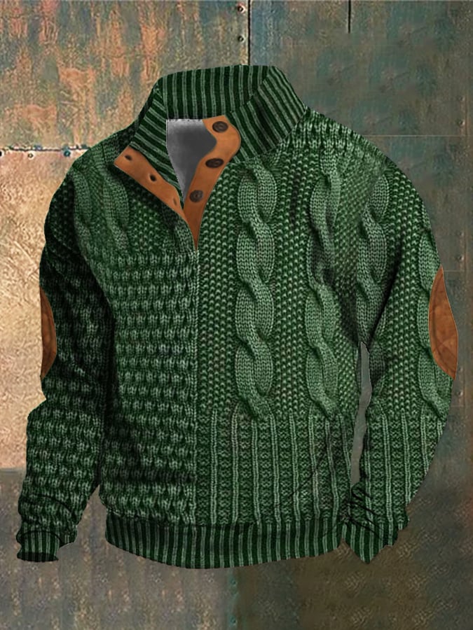 PÁDRAIG | CASUAL JUMPER WITH BUTTONS FOR A SIMPLE, CHIC LOOK