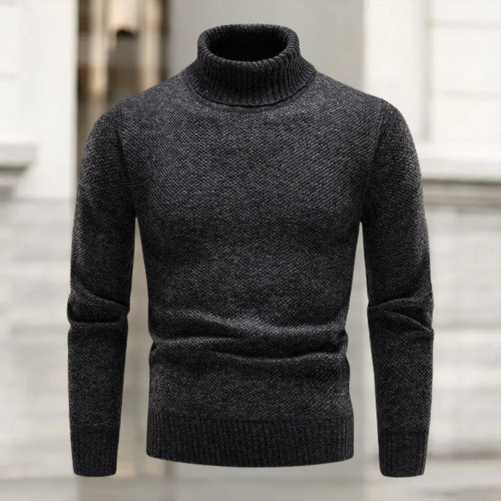 DUNCAN | LUXURIOUS KNITTED TURTLENECK JUMPER