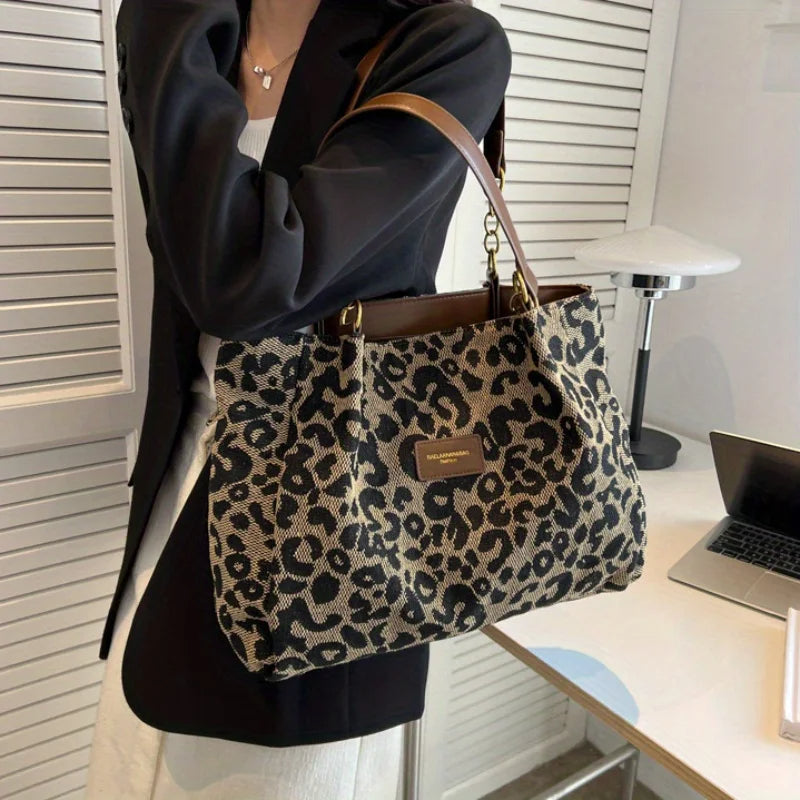 RORY | LEOPARD PRINT HANDBAG