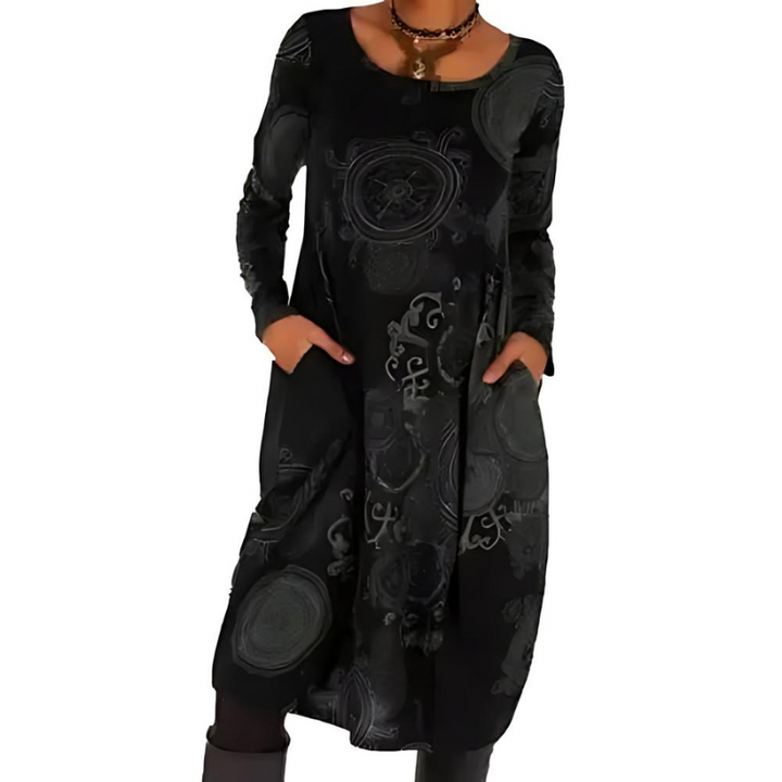 BRIONY | ELEGANT PRINTED DRESS
