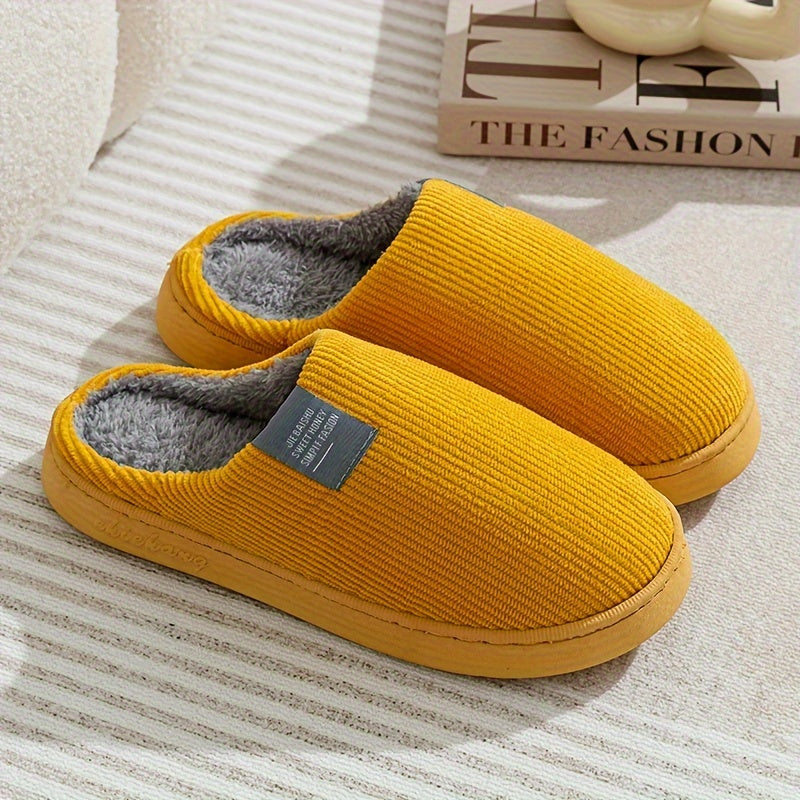 EOIN | COSY CORDUROY HOUSE SLIPPERS