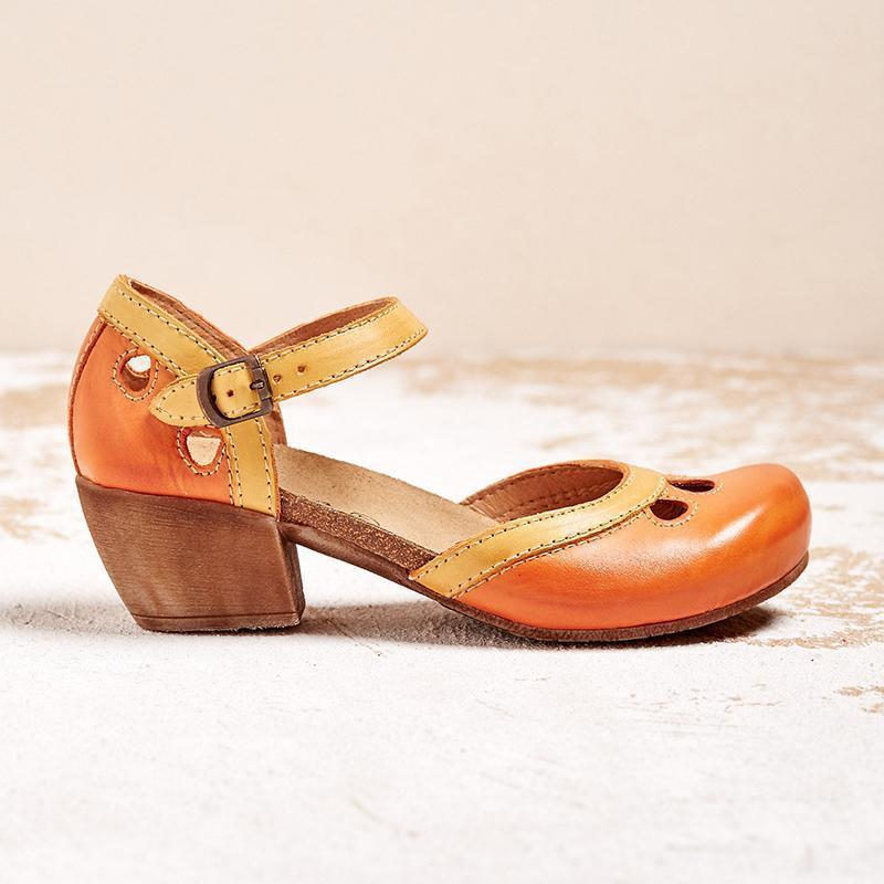 BIANCA | ORTHOPAEDIC SANDALS WITH LOW HEEL
