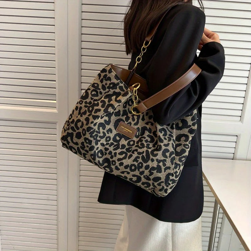 RORY | LEOPARD PRINT HANDBAG