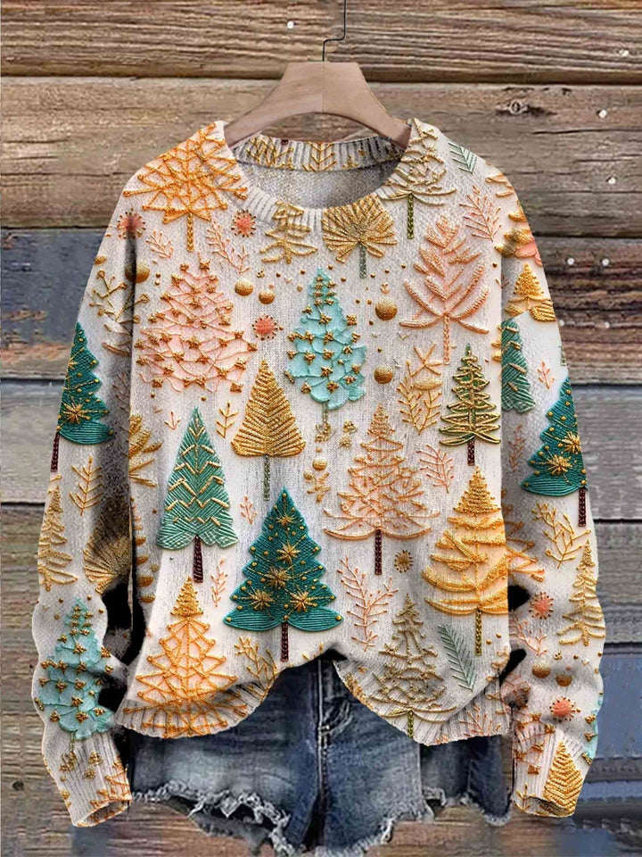 SORCHA | KNITTED CHRISTMAS TREE SWEATER