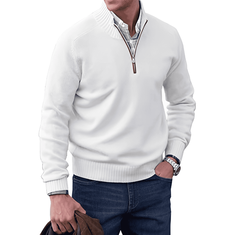 JAMIE | ELEGANT ZIPPERED SWEATER