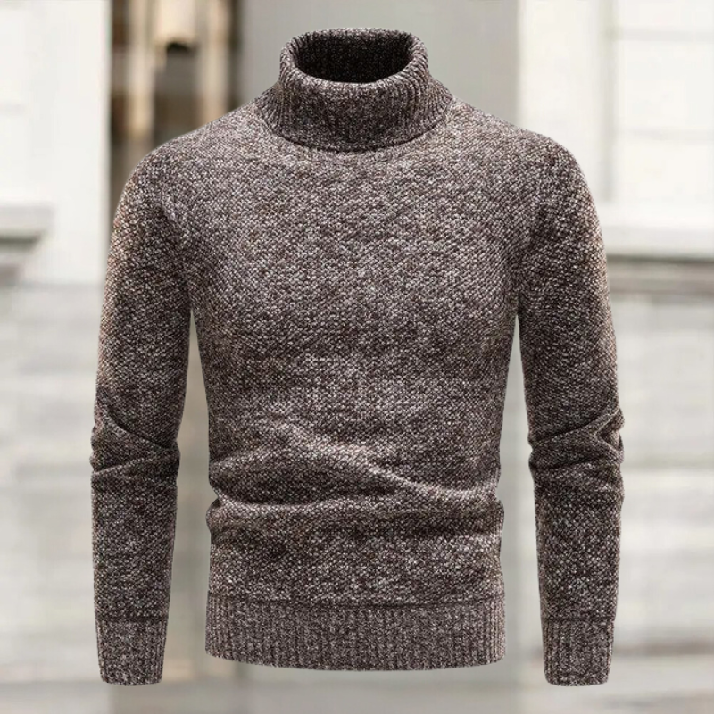 DUNCAN | LUXURIOUS KNITTED TURTLENECK JUMPER