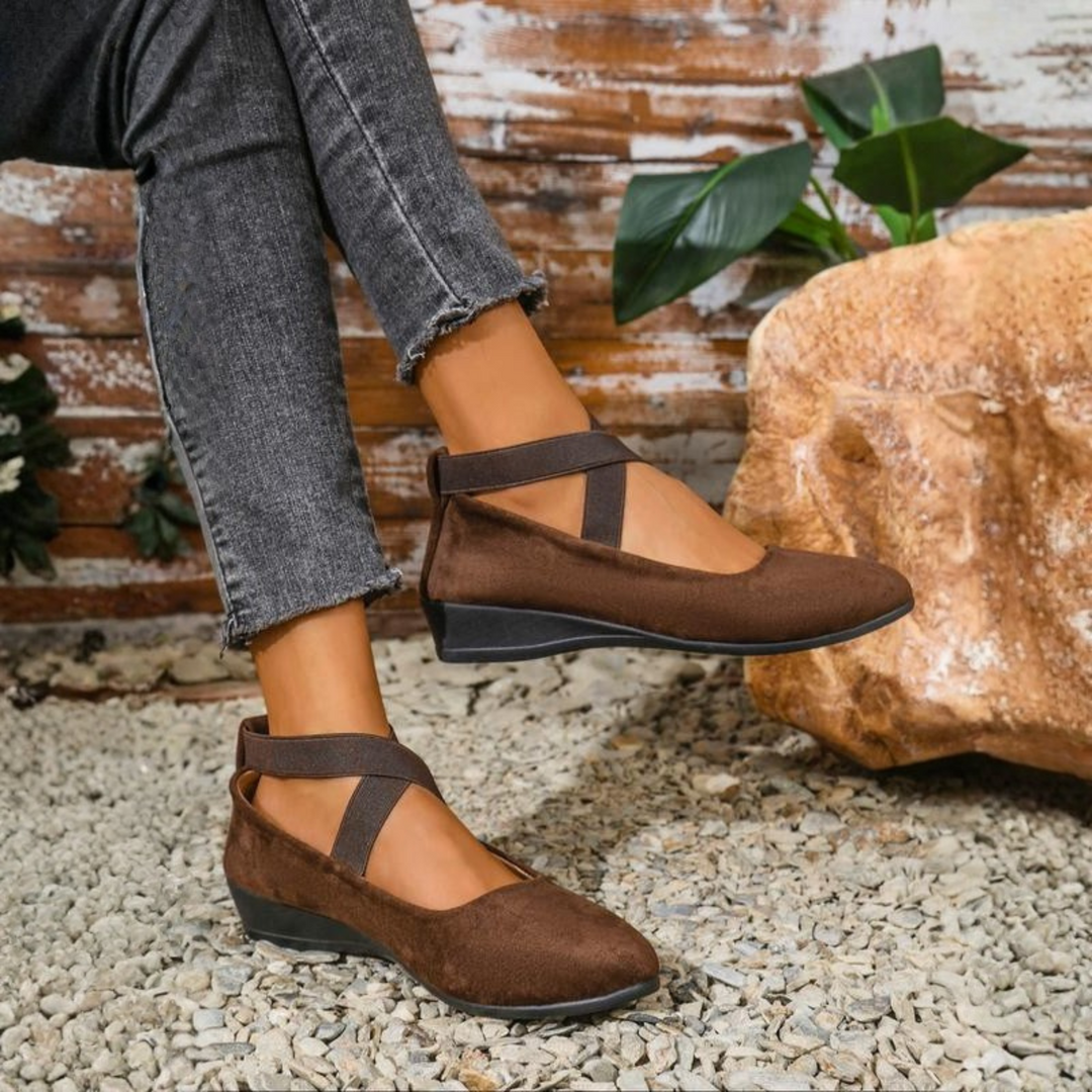VERA | COMFY CLOSED WEDGE SLIP-ON SHOES