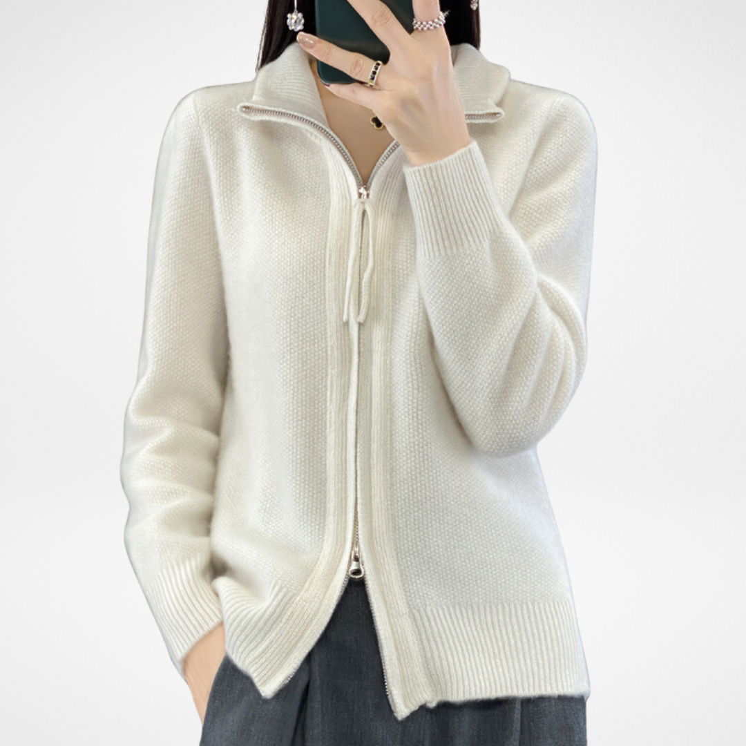 GIANNA | CARDIGAN WITH ZIPPER