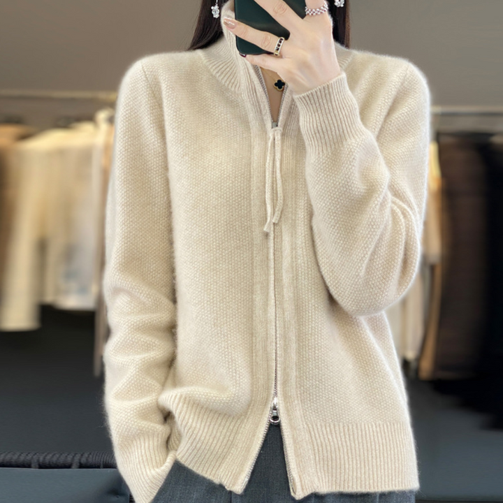 GIANNA | CARDIGAN WITH ZIPPER