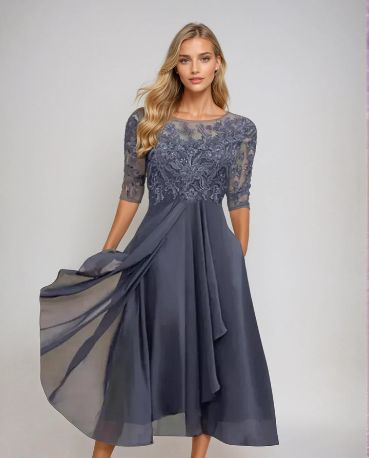 KENNEDY | GRACEFUL DETAILED FLOWING DRESS