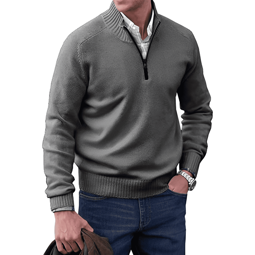 CORMAC | ELEGANT PULLOVER WITH ZIP