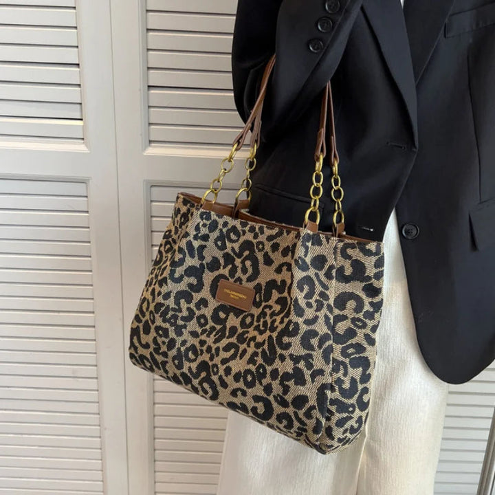 RORY | LEOPARD PRINT HANDBAG