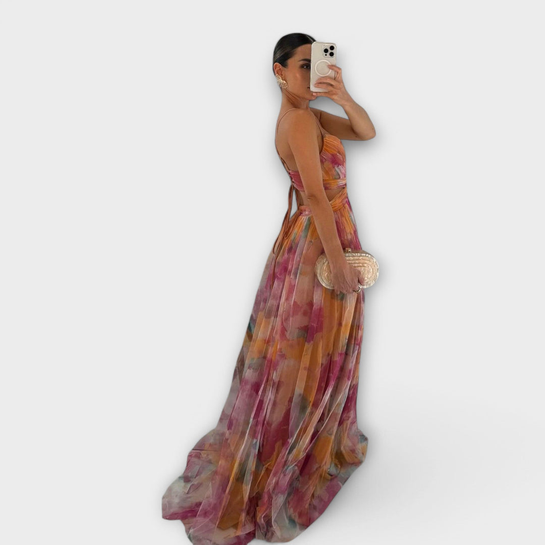 ANA | MULTICOLOR ELEGANT DRESS