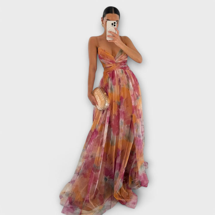 ANA | MULTICOLOR ELEGANT DRESS