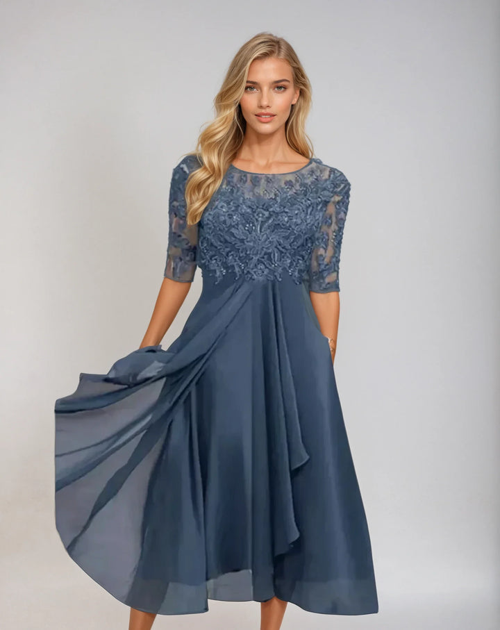 KENNEDY | GRACEFUL DETAILED FLOWING DRESS