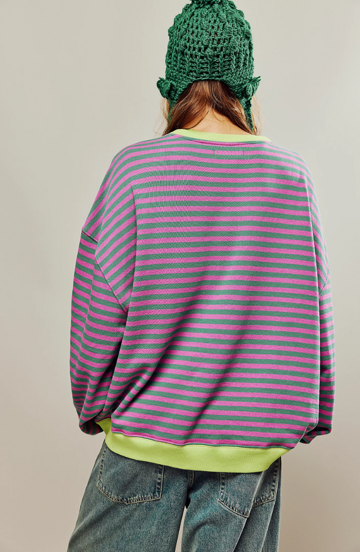 LACEY | OVERSIZED STRIPED SWEATER