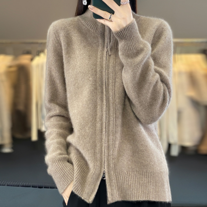 GIANNA | CARDIGAN WITH ZIPPER
