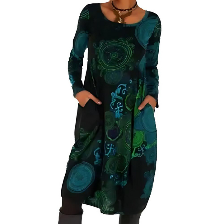 BRIONY | ELEGANT PRINTED DRESS