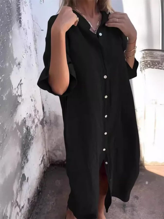 PAULA | BUTTON-UP DRESS