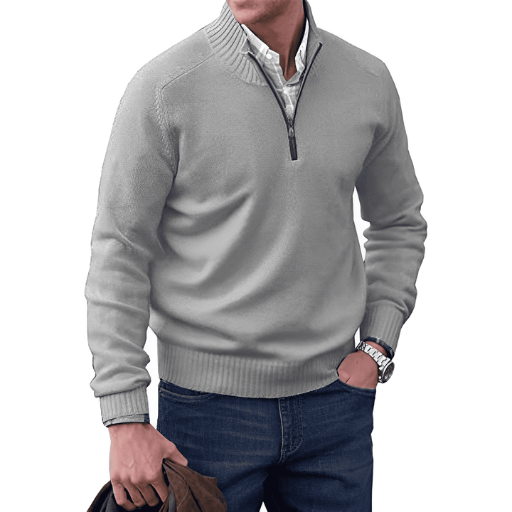 CORMAC | ELEGANT PULLOVER WITH ZIP