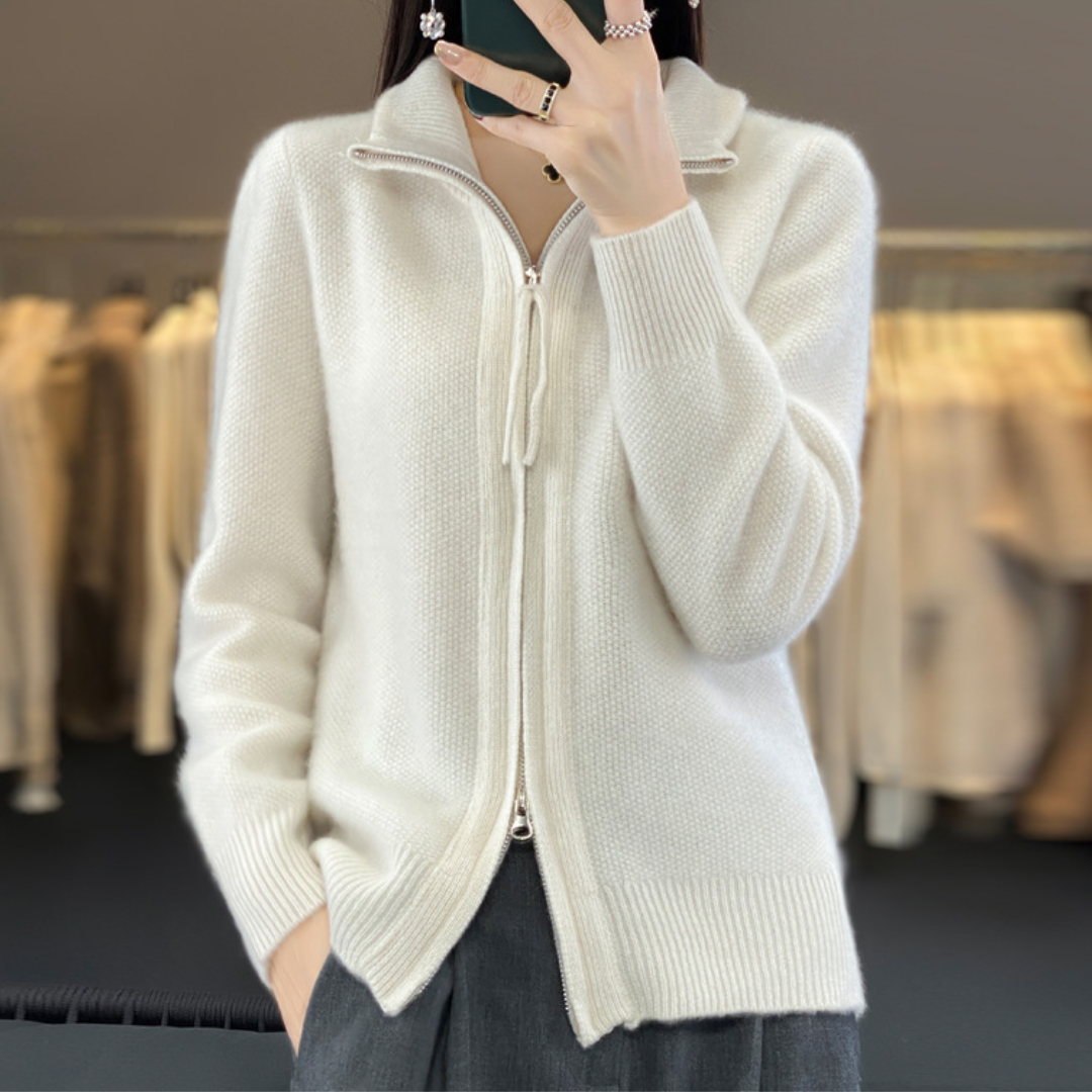 GIANNA | CARDIGAN WITH ZIPPER