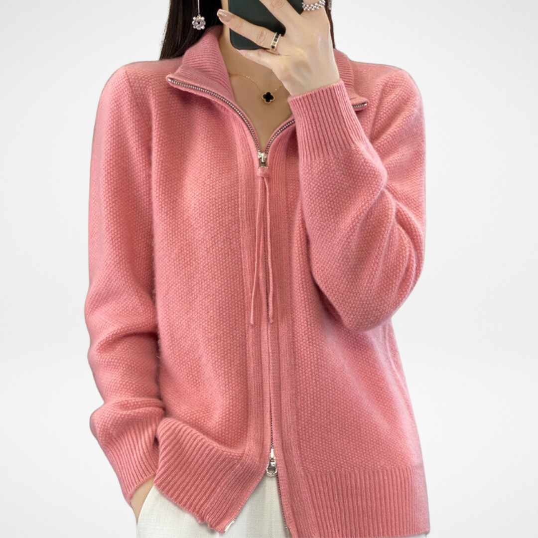 GIANNA | CARDIGAN WITH ZIPPER