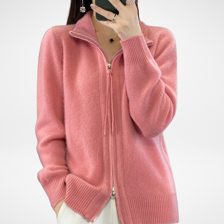 GIANNA | CARDIGAN WITH ZIPPER