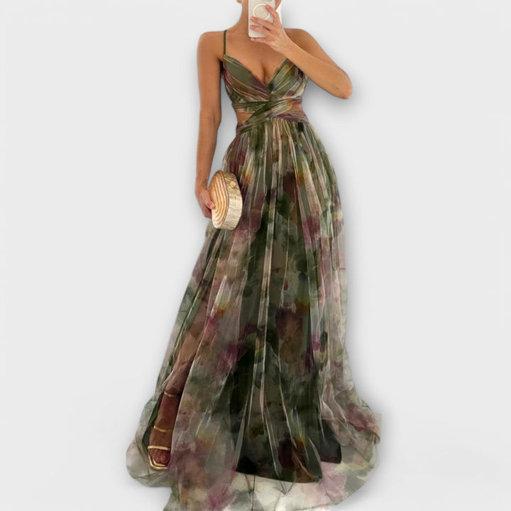 ANA | MULTICOLOR ELEGANT DRESS