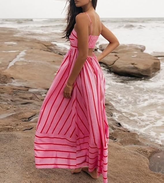 KELLS | PINK SUNSET VIBES MAXI DRESS