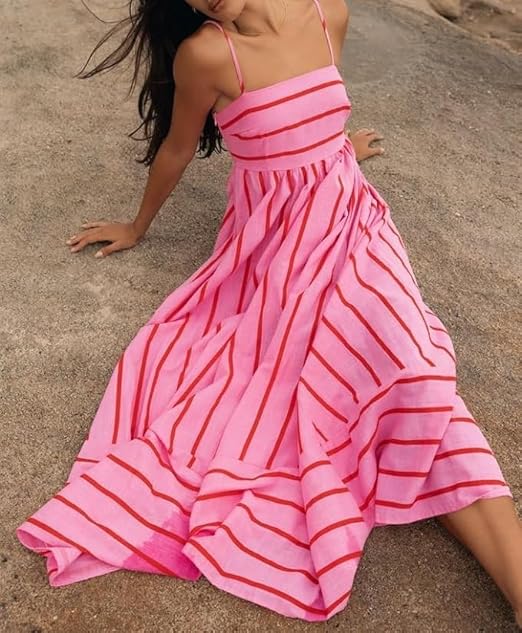 KELLS | PINK SUNSET VIBES MAXI DRESS