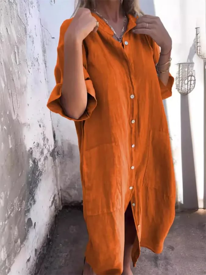 PAULA | BUTTON-UP DRESS