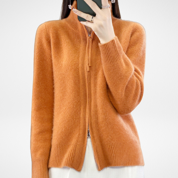 GIANNA | CARDIGAN WITH ZIPPER