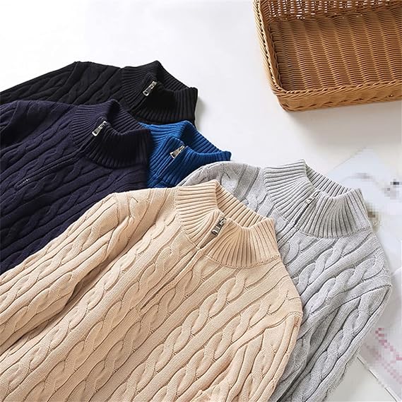 TONY | JUMPER WITH HALF ZIP