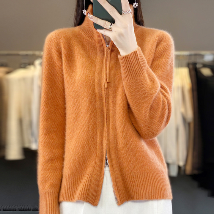GIANNA | CARDIGAN WITH ZIPPER