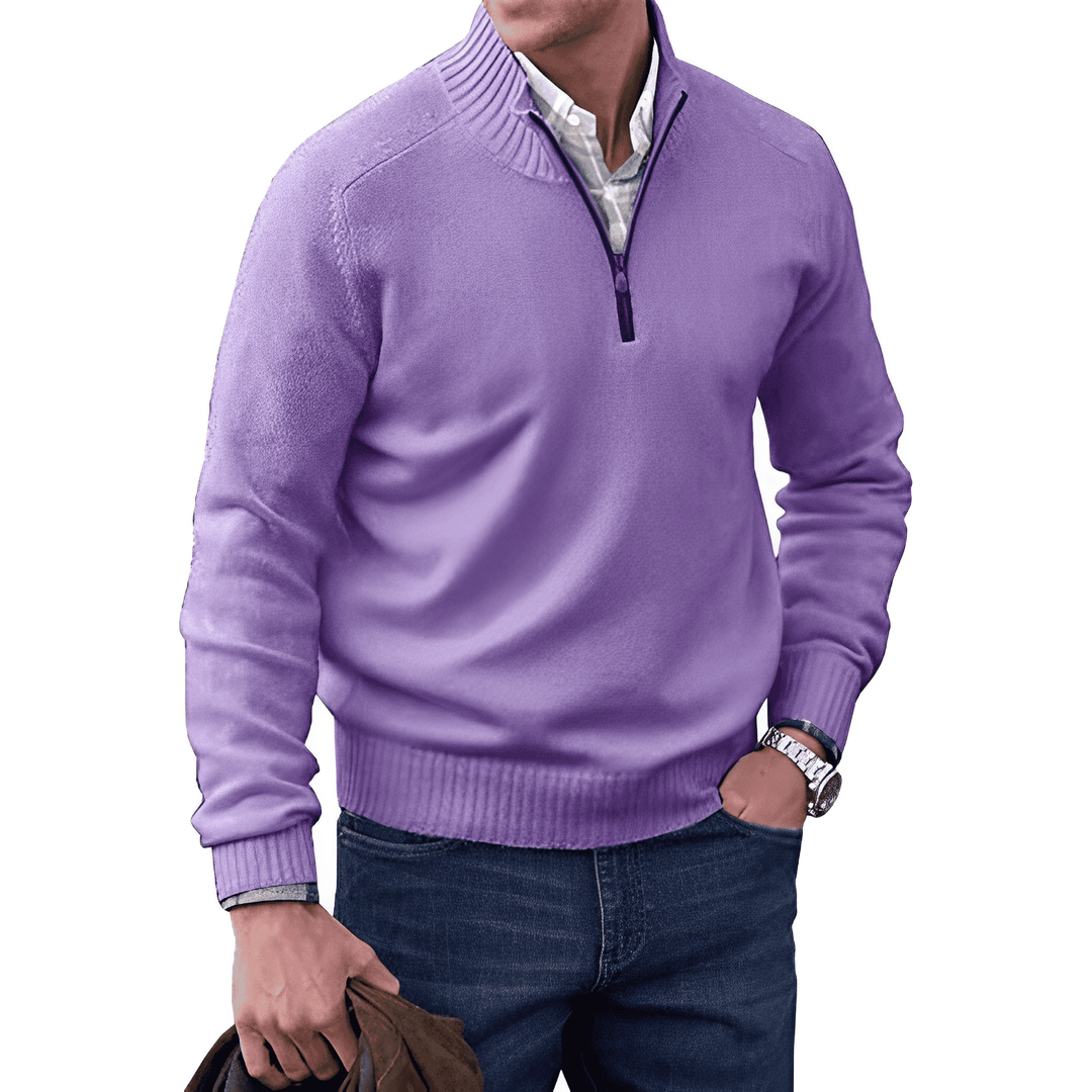 CORMAC | ELEGANT PULLOVER WITH ZIP