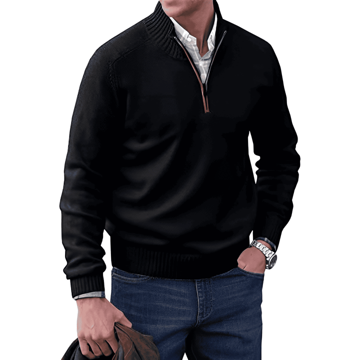 CORMAC | ELEGANT PULLOVER WITH ZIP