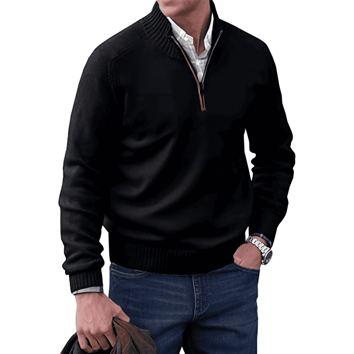 JAMIE | ELEGANT ZIPPERED SWEATER