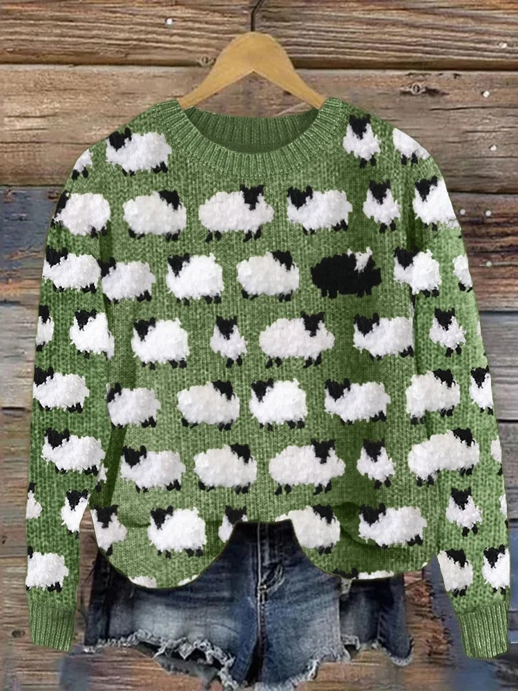 SORCHA | KNITTED CHRISTMAS TREE SWEATER