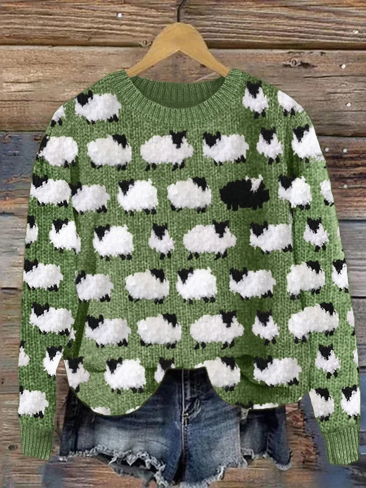 SORCHA | KNITTED CHRISTMAS TREE SWEATER